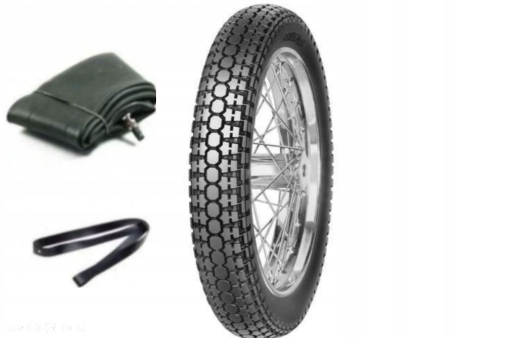 opona 3.50-19 mitas h02 dętka junak ural wfm - 1