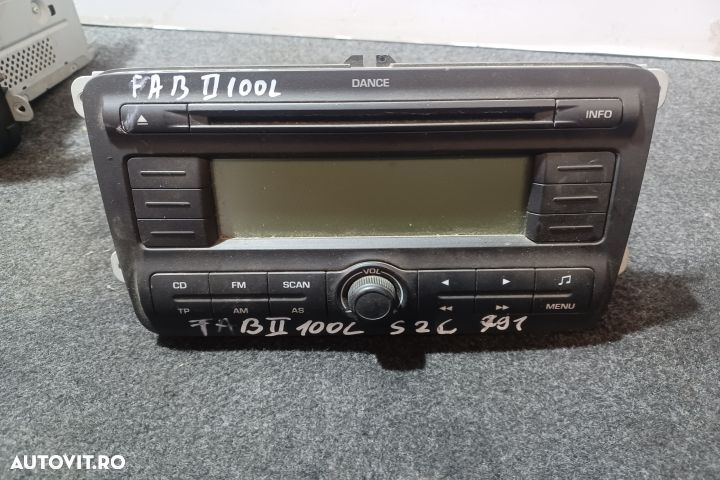 Radio cd 5J0035161A Skoda Fabia 5J [2007 - 2010] Combi wagon 5-usi 1. - 1