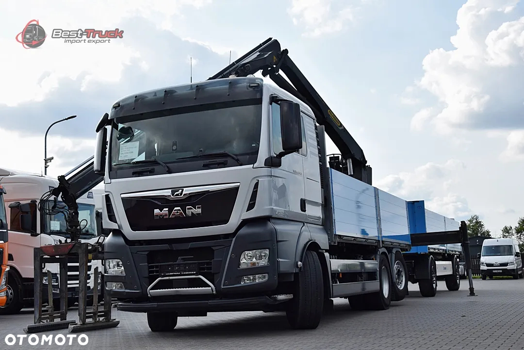 MAN TGX 26.540 /6X2/HDS PALFINGER 23.001L / OŚ POD. SKRĘTNA / CAŁY NA POD. - 4