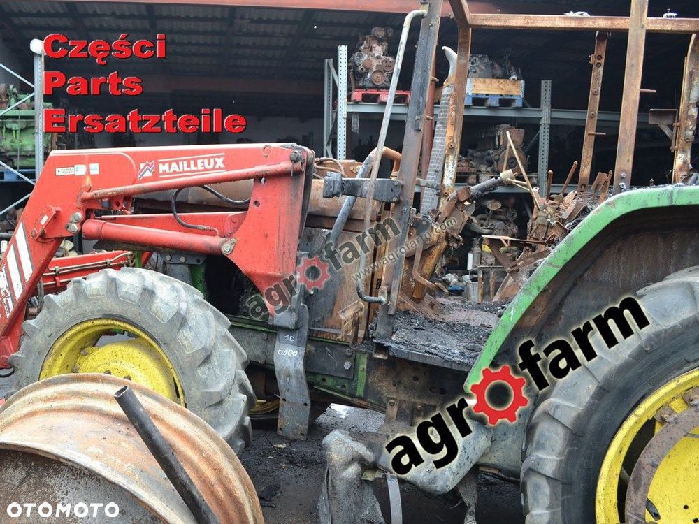 John Deere 6100 części, silnik, skrzynia biegów - 1
