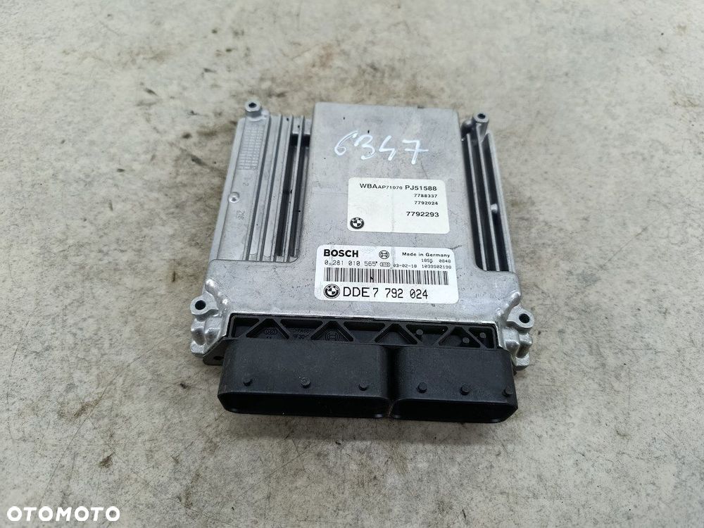 KOMPUTER, STEROWNIK BMW 3 E46 FL 7792024 0281010565  BOSCH 2.0 D - 3