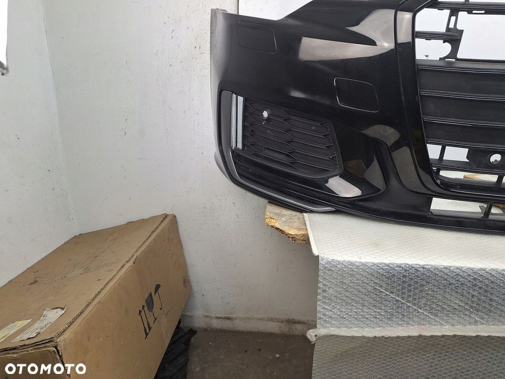 ZDERZAK AUDI A6 C8 4K 4K0 S-LINE 2019-2023 BLACK EDITION GRILL KRATKA - 4