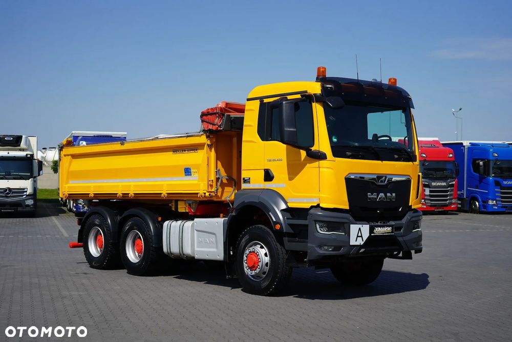 MAN TGS / 26.430 / EURO 6 / WYWROTKA / 6 X 6 / HYDROBURTA - 10