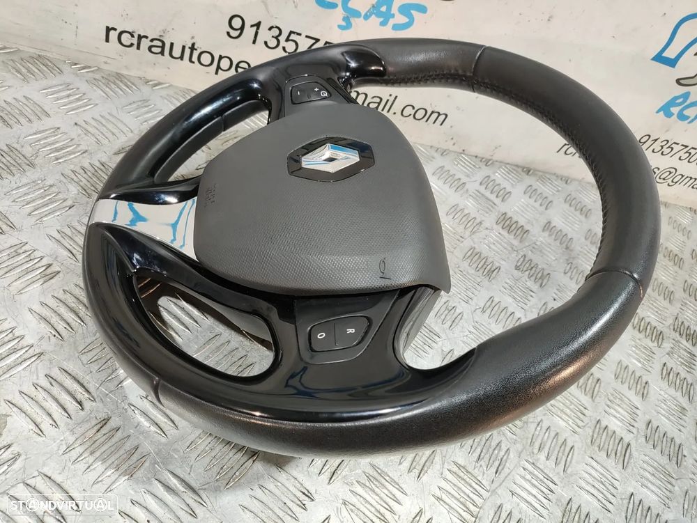 Volante Completo em Pele Multifunções Renault Clio IV 4 - 6