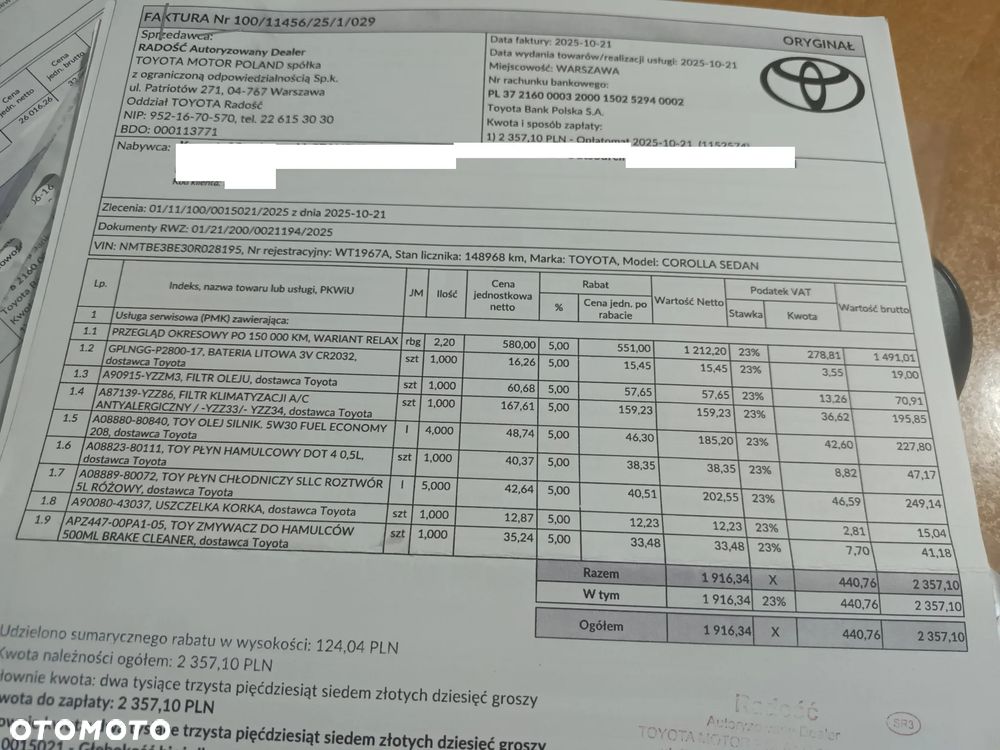 Toyota Corolla 1.6 Executive MS - 40