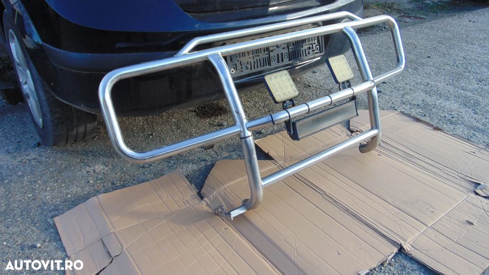 Bullbar inox cu faruri led,Daihatsu Feroza an 1990 - 3