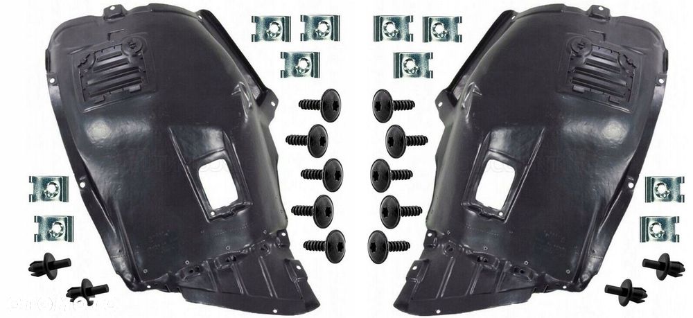 BMW E81 E87 E-81 E-87 seria 1 2004-2013 przód nadkole PRAWY  LEWY  SPINKI - 1