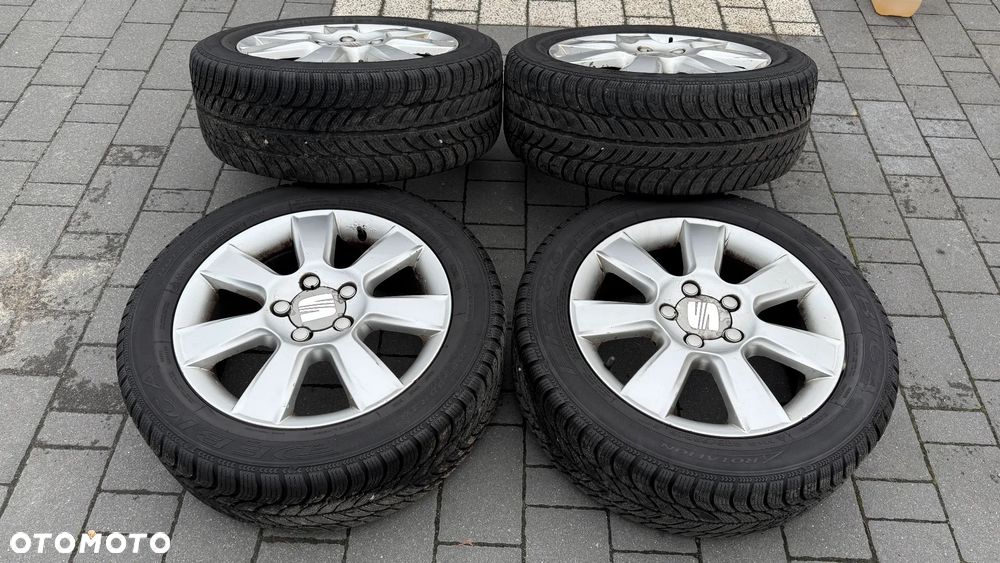 Koła aluminiowe r16 5x112 205/55 6,5J ET50 Alufelgi Seat Skoda Vw Audi - 6