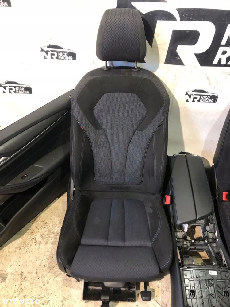 FOTELE TAPICERKA SPORT BMW 5 G30 ALCANTARA GRZANE M PAKIET - 3