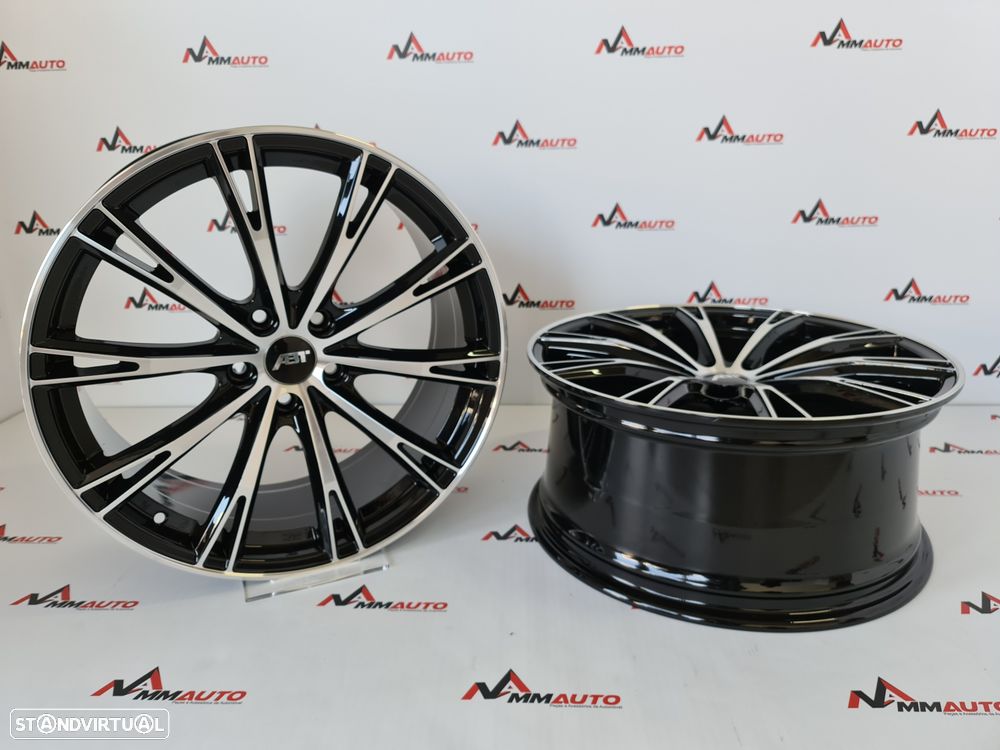 Jantes look Audi ABT Sport GR Preto Polido 19 - 3