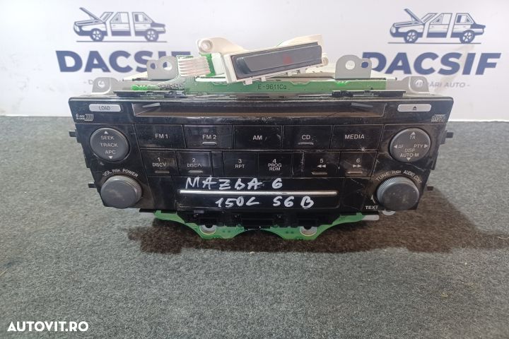 Radio cd GP9E66DSX Mazda 6 GG [facelift] [2005 - 2007] wagon 2.0 MZR- - 1