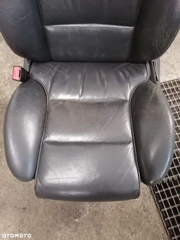 Fotele Kanapa Boczki Skóra Skórzany Czarna Audi A8 D3 EU Na Elementy - 10