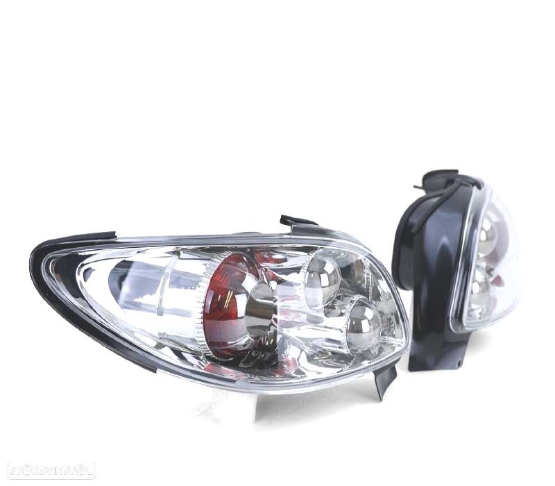 PILOTOS PEUGEOT 206 CC 98-09 FUNDO CROMADO - 4