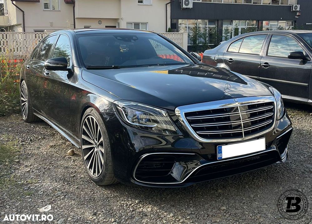 Grila compatibila cu Mercedes S-Class W222 S63 Design cu Distronic - 7