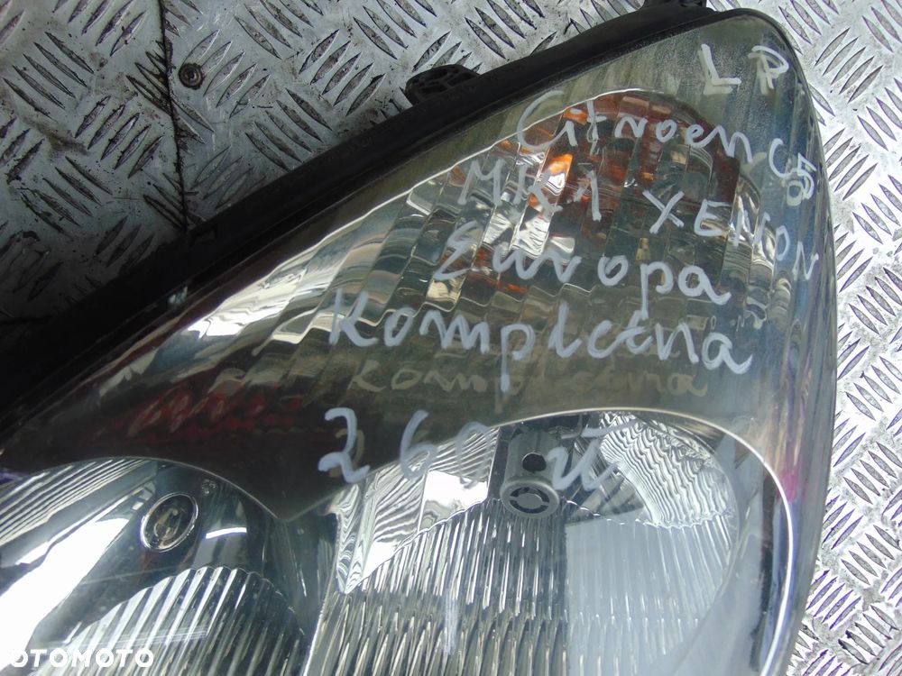 Lampy citroen c5 mk1 xenon kompletna cena sztuka - 3