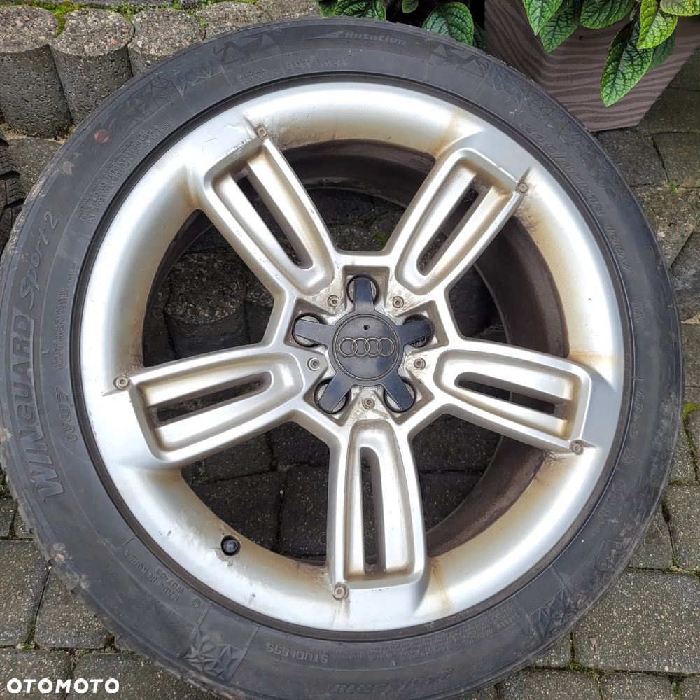 AUDI A6 C6 LIFT ALLROAD FELGI ALUMINIOWE ALUSY OPONY KOŁA 18 CALI 5X112 - 8