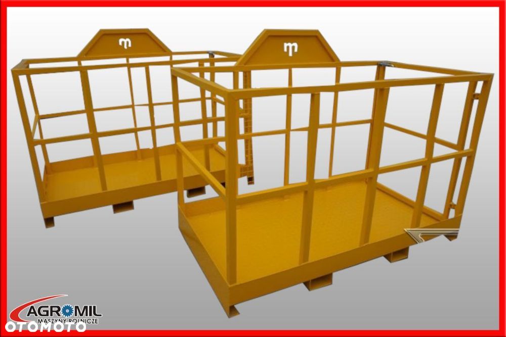 Kosz wysokościowy 1,8m 2,4m JCB Manitou wózek widłowy - 1