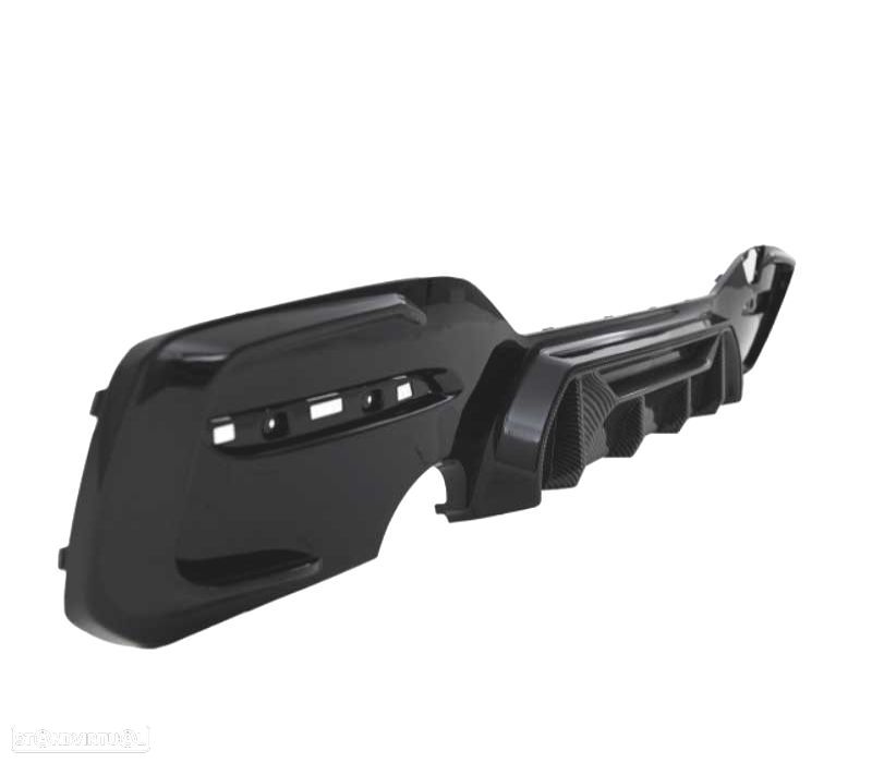 DIFUSOR BMW F20 LCI 15-19 LOOK M COMPETITION PRETO CARBONO O---O - 1