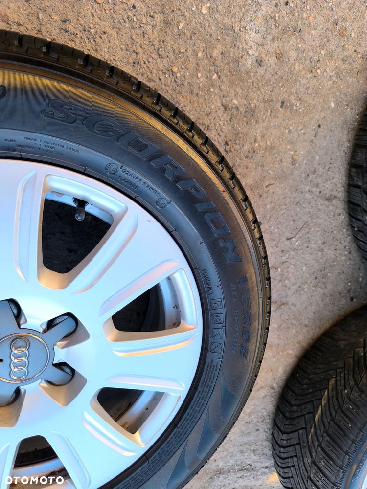 5x112 Alufelgi Felgi Aluminiowe 16 Koła Całoroczne Wielosezonowe AUDI A3 8V 8P A4 B5 B6 B7 A6 C5 C6 Q2 Q3 VW SEAT SKODA 7mm Legnica ALU-RAD 215/65 - 12