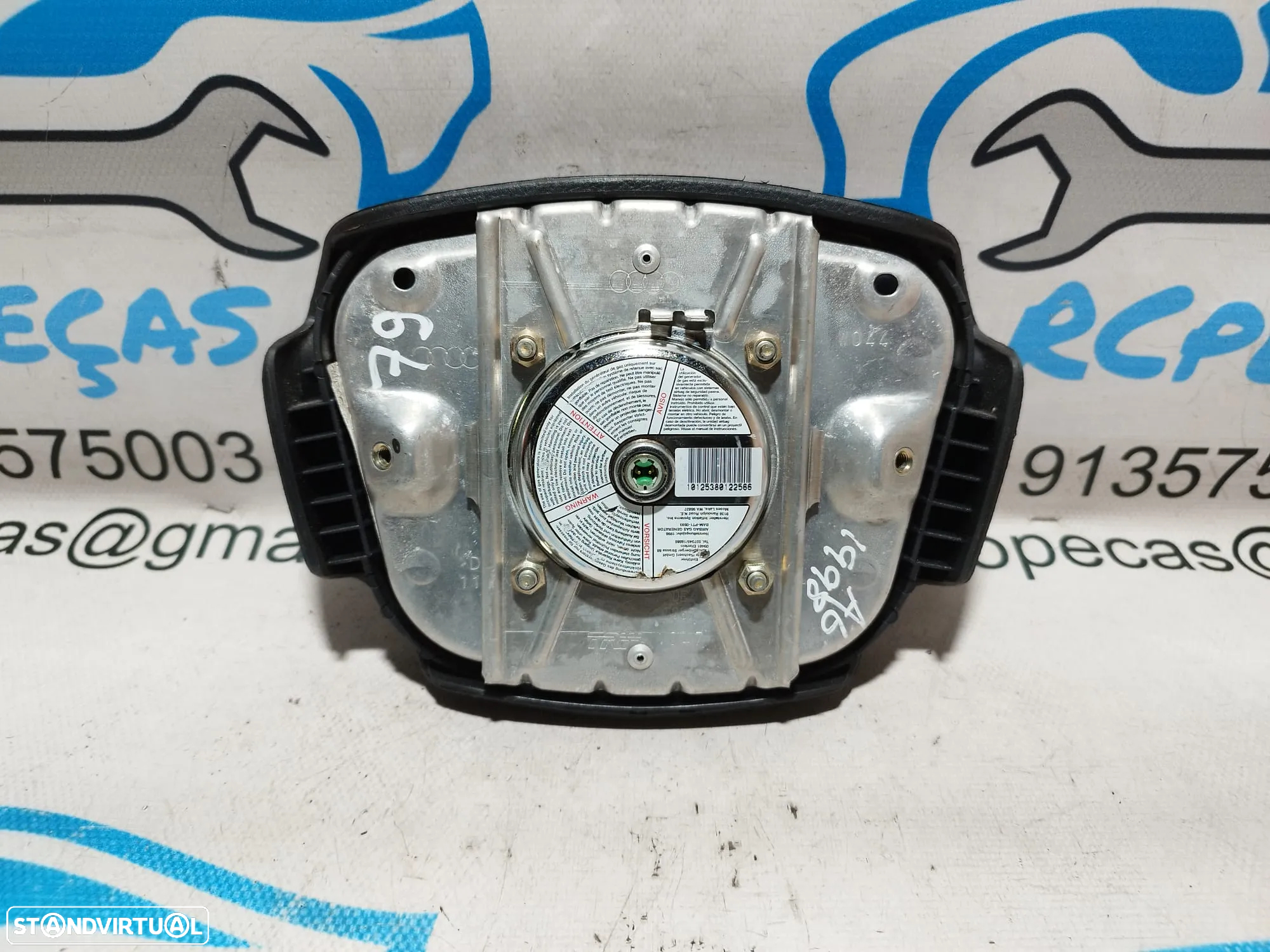 AIRBAG VOLANTE GUIADOR AUDI A6 C5 A4 B5 A3 8L A8 D2 4B0880201Q 4B0880201 - 3