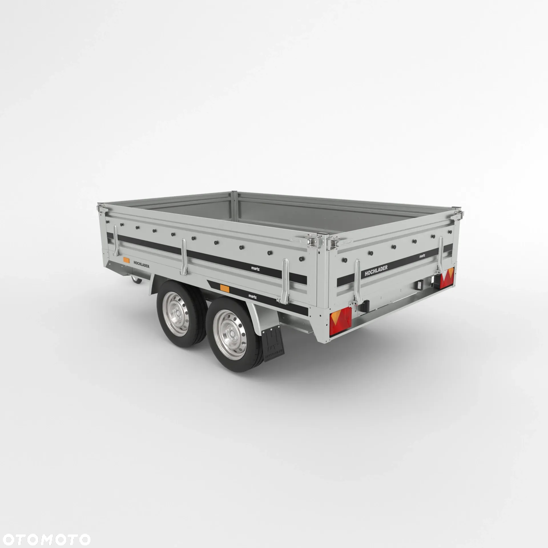 Martz HOCHLADER 250/2 750kg 254 x151MOCNA ! koła pod podłogą - 2