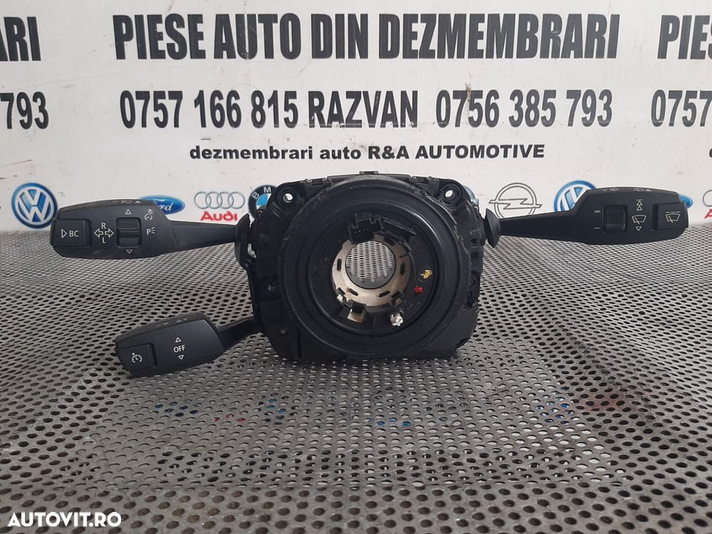 Spira Spirala Volan Airbag SZL Cu Pilot Automat Maneta Bmw E87 E88 E81 E82 E90 E91 E92 E93 Cod 6989556 - 3