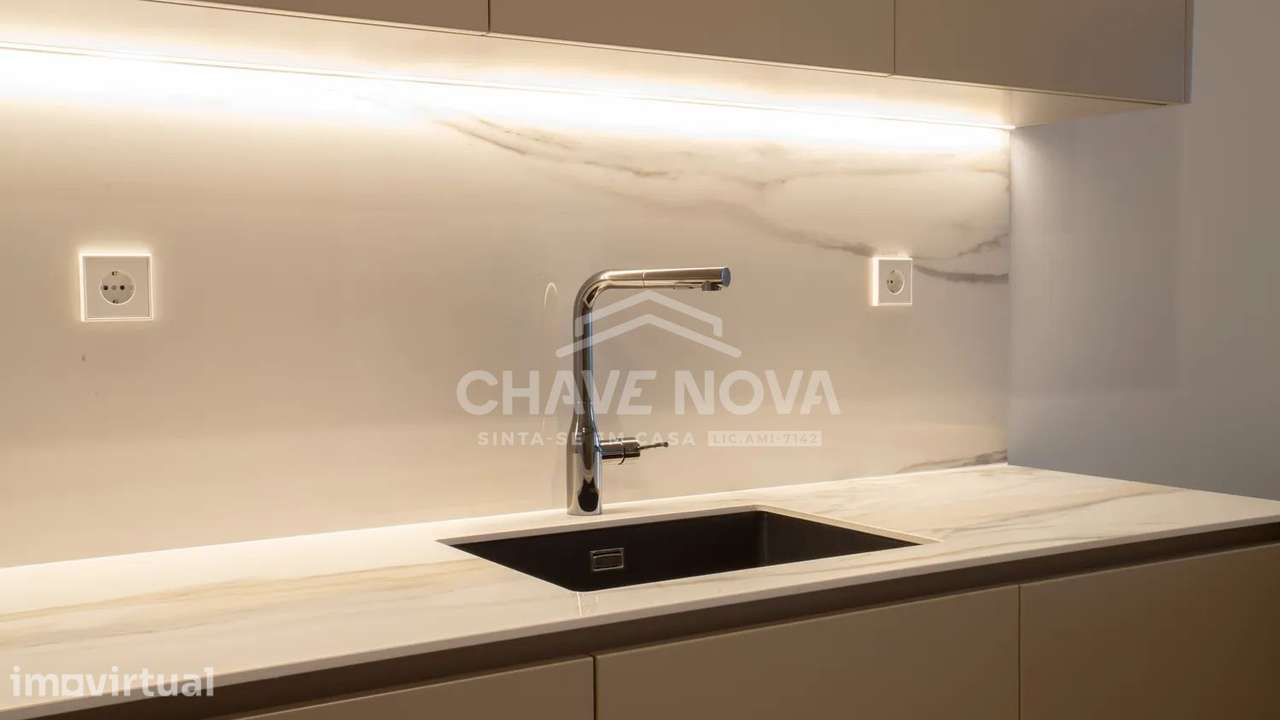 T1 Novo c/ Varanda e Lugar de Garagem em Vila Nova de Gaia - Grande imagem: 5/34