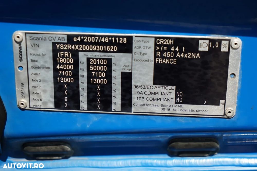 Scania R 450 / RETARDER / AER CONDIȚIONAT PARCARE / JANTE DIN ALIAJ / 2022 / EURO 6 - 38