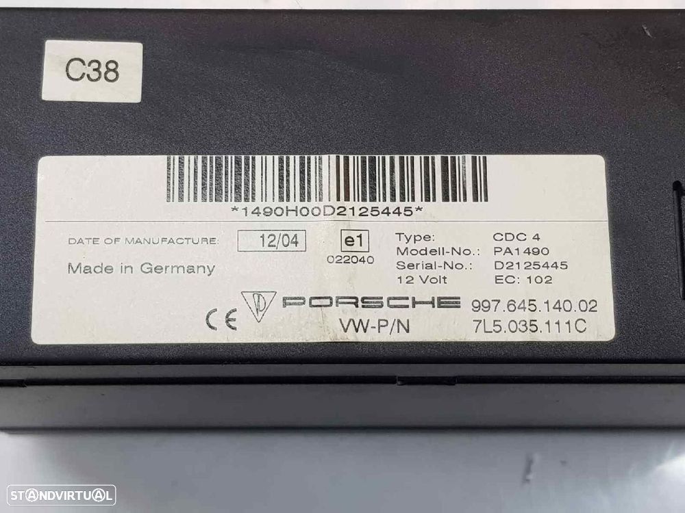 SISTEMA AUDIO / RADIO CD PORSCHE CAYENNE 2005 - 4