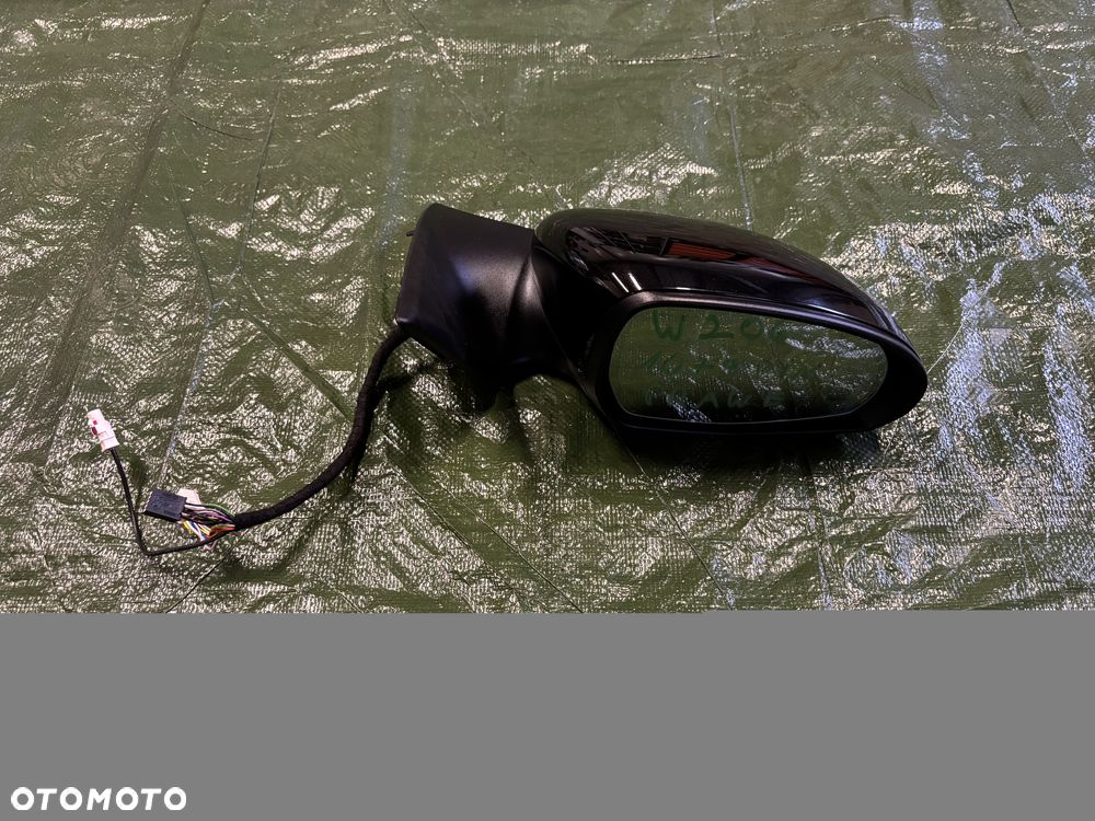 Meredes C-Klasa W206 lusterko prawe 10+9 PIN kamera asystent elektryczne UK - 1