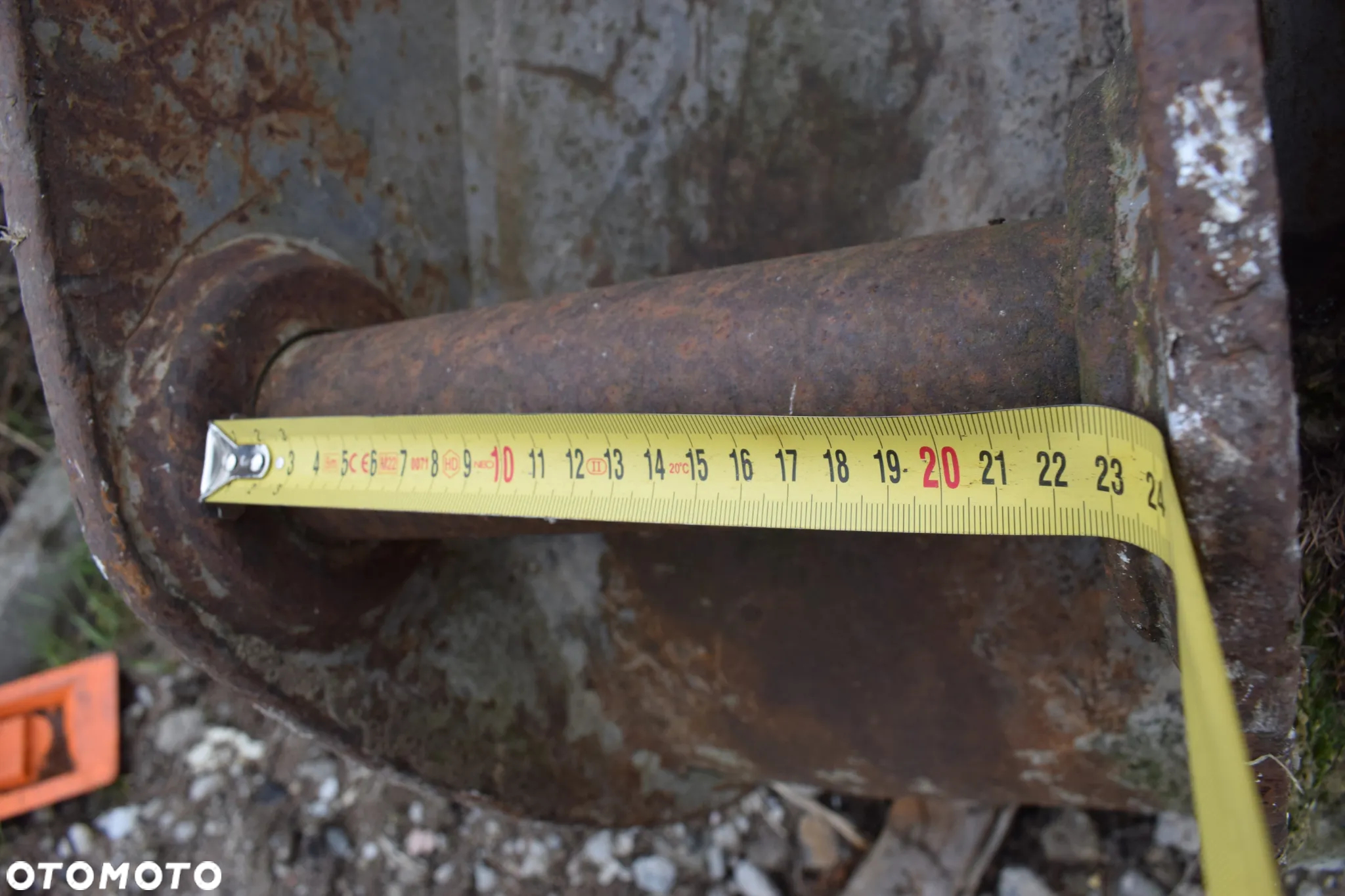 Wąska łyżka kopiąca * 40 CM * fi 65 * - 13
