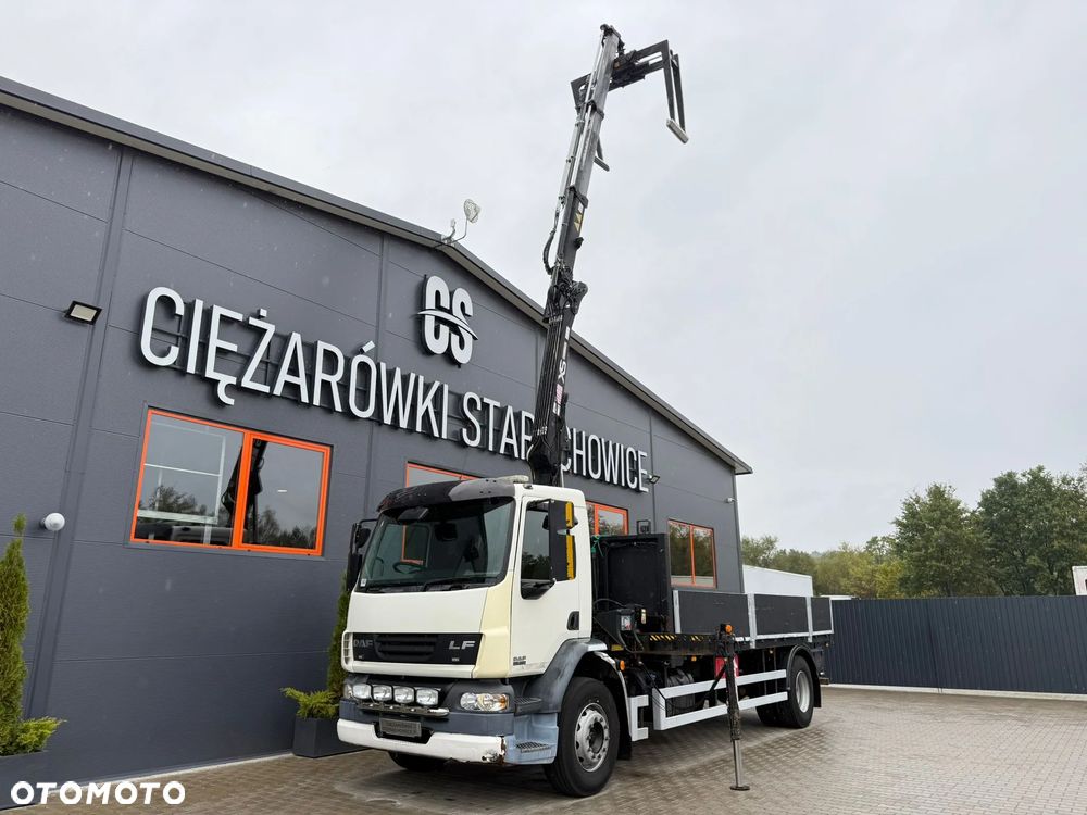 DAF LF CF 55.220 // ANGLIK // skrzynia z żurawiem HIAB 111 B-2 DUO // HDS żuraw dzwig kran Krane - 11