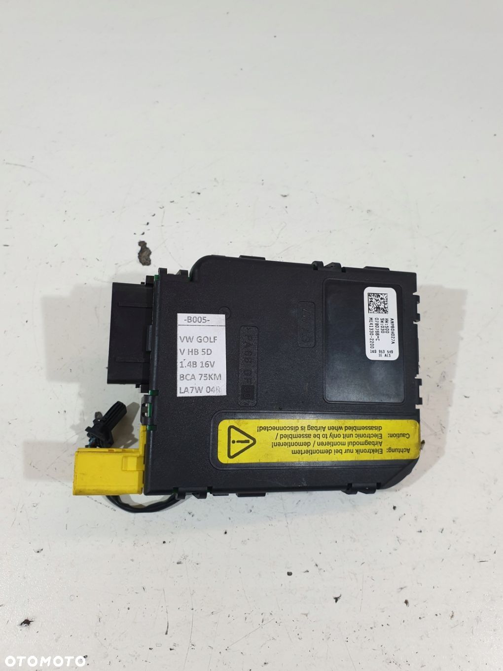CZUJNIK KĄTA SKRĘTU 1K0953549 VW SKODA AUDI EU - 1