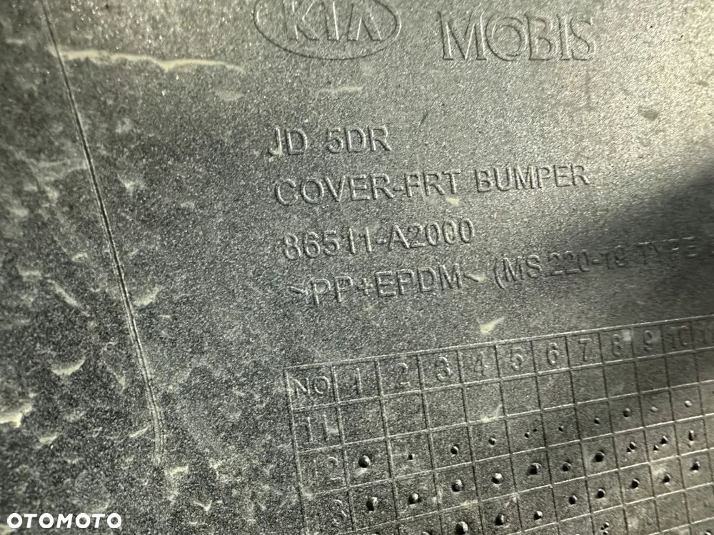 ZDERZAK PRZÓD PRZEDNI KIA CEED II 2 2012- 86511-A2000 + GRILL ATRAPA CAŁY - 7