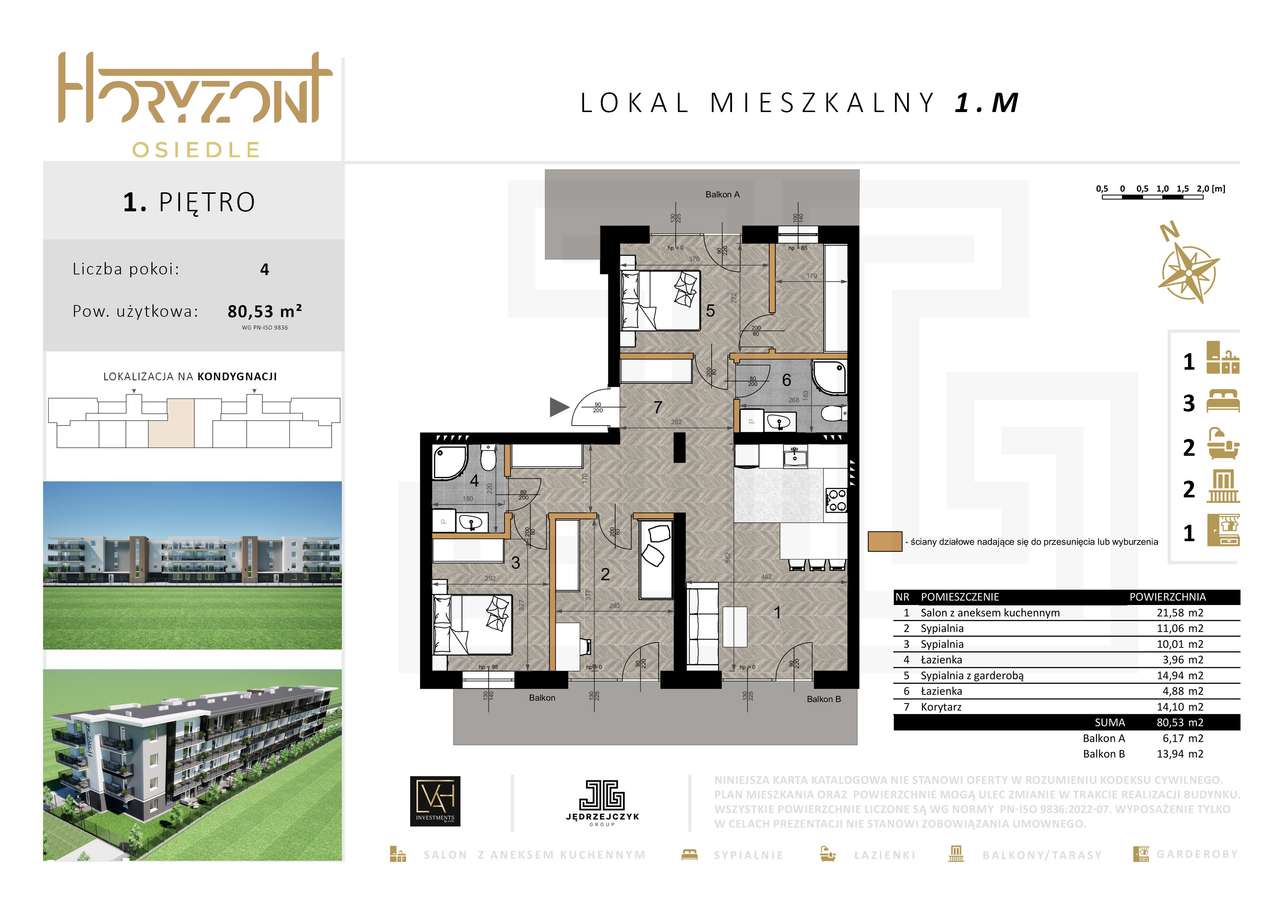 MIESZKANIE 1.M | OSIEDLE HORYZONT 2