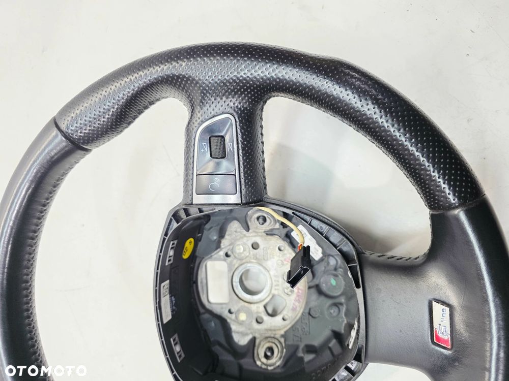 KIEROWNICA SKÓRA MULTIFUNKCJA S LINE AUDI A4 B8 A5 Q5 8K0419091BB WUL 28/25 - 11