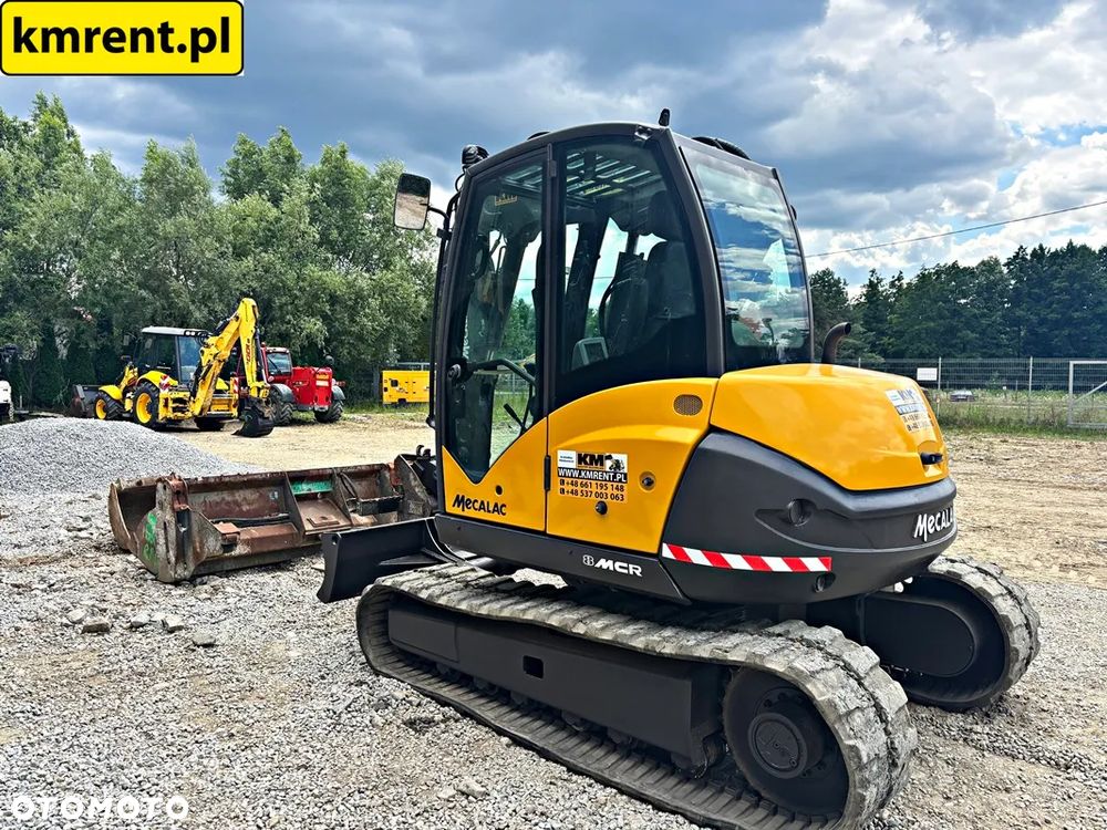 Mecalac 8 MCR MINI-KOPARKA 2012R. | MECALAC 6 MCR, JCB 8065 8080 8085 85 Z VOLVO ECR 88, CAT 308, 307 , BOBCAT 80 KOMATSU PC 88 - 25