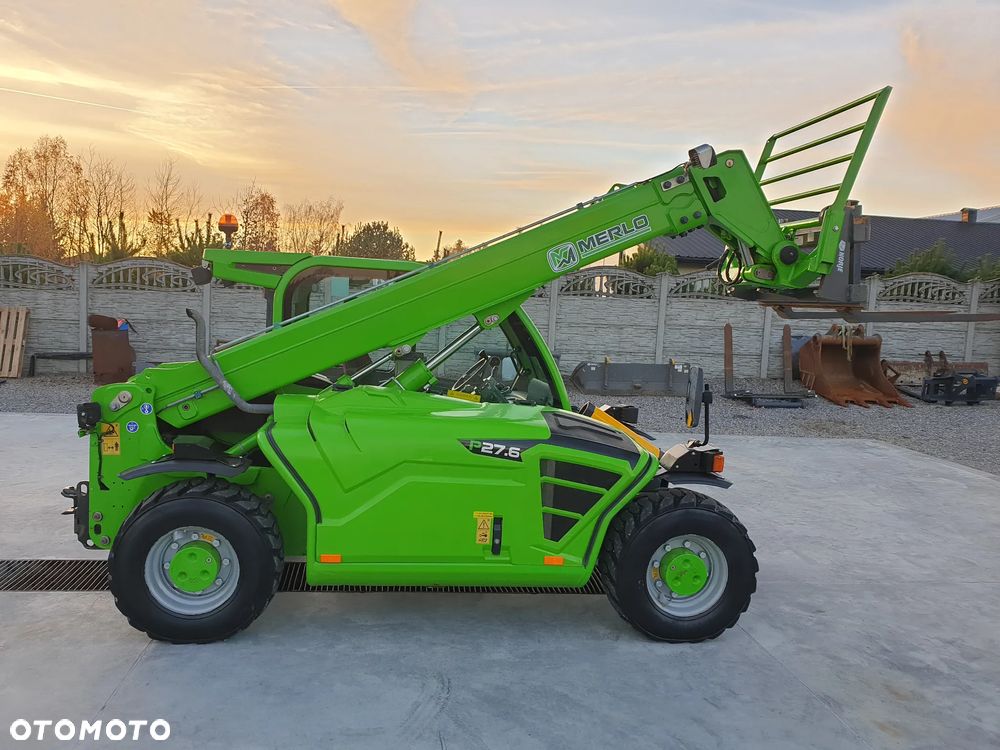 Merlo P27.6 TOP Tylko 2000mtg SPROWADZONA WIDŁY+ŁYŻKA PIĘKNY STAN - 5
