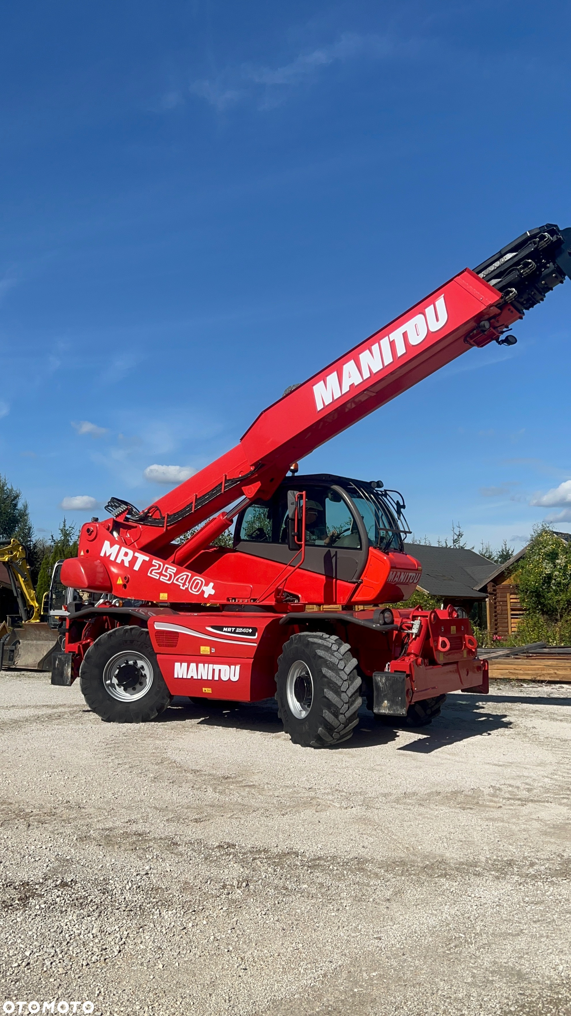 Manitou MANITOU ŁADOWARKA ROTO  widły  Manitou MRT 2540 Privilege Plus PILOT obrotowa 360 dodatkowa hydraulika  2150 2540 1840 2550 wys 24,6m zasięg 17.5 tony silnik MERCEDES opony Michelin 110kw ks.serw 2015r 1 wł manitka roto ładowarka obrotowa - 28