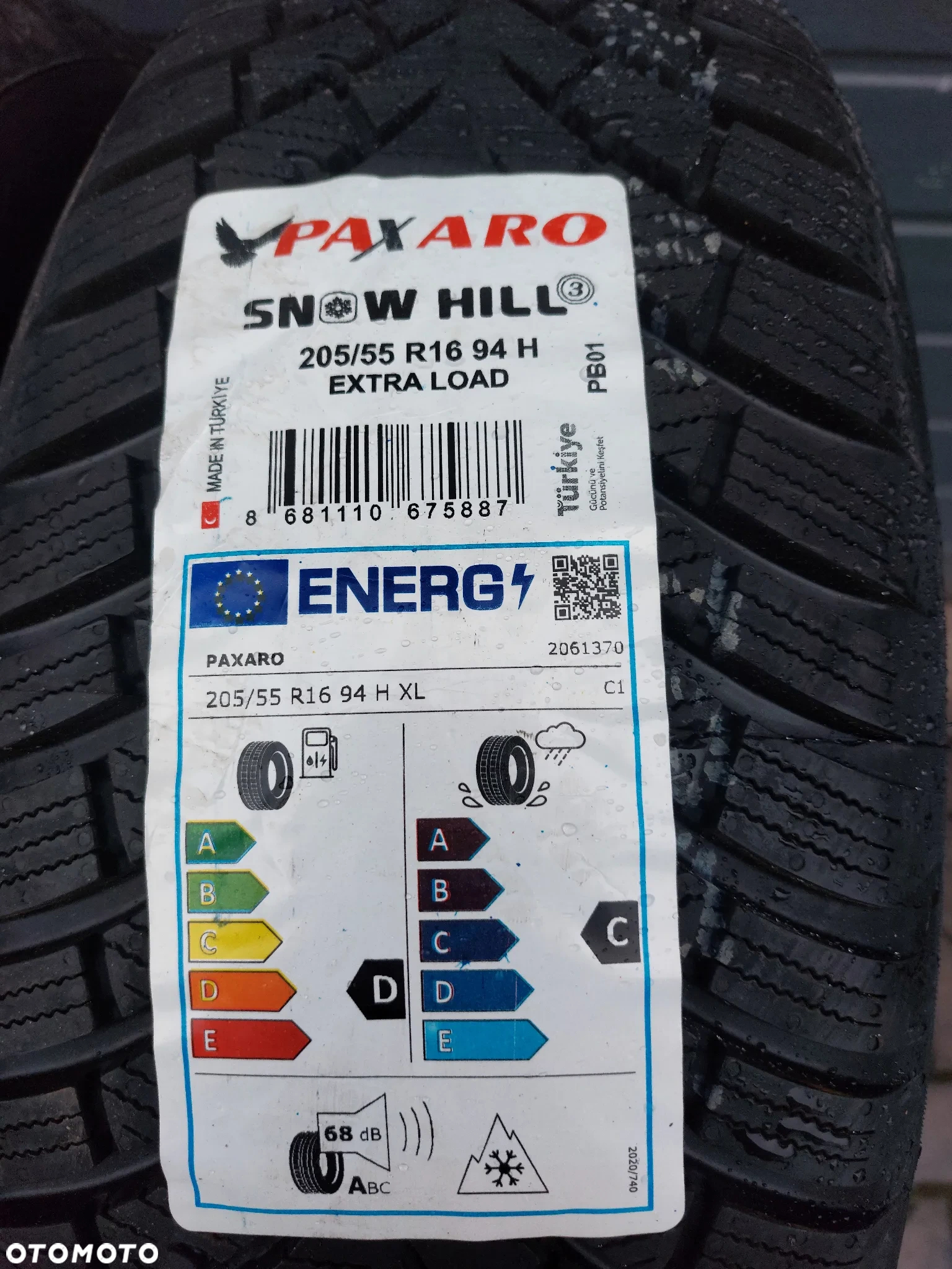 205/55 R16 OPONY ZIMOWE PAXARO SNOW HILL DOT24 - 3