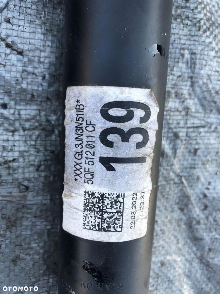 VW TIGUAN II LIFT  AMORTYZATOR TYŁ ORYGINAŁ MAŁY PRZEBIEG 5QF512011CF - 1