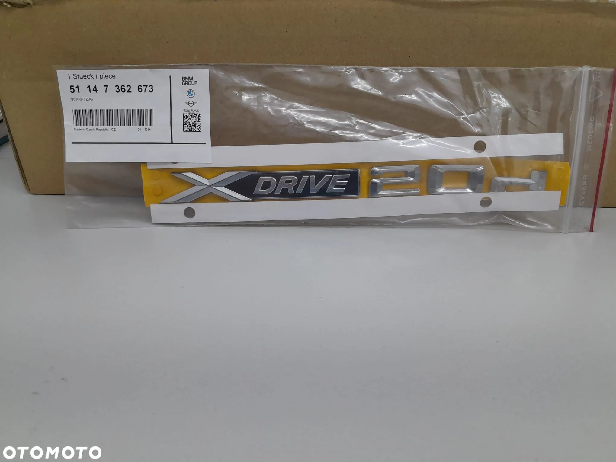 Emblemat BMW X Drive (nr 51147362673) - 1