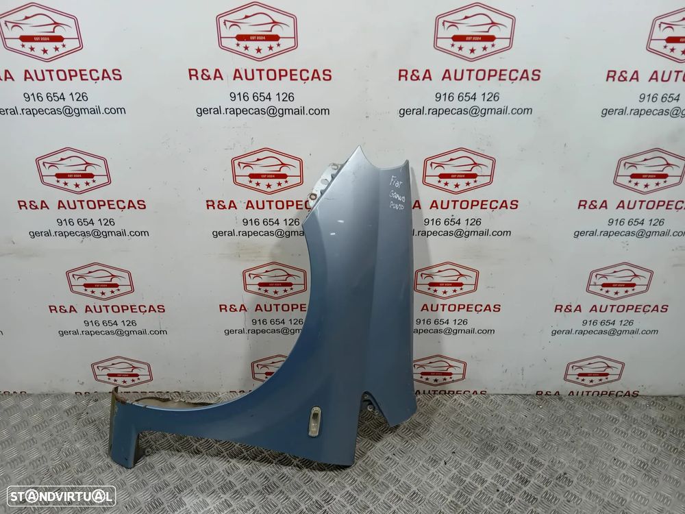 Guarda Lamas Frente Frontal Esquerdo Grand Punto199 Original - 1