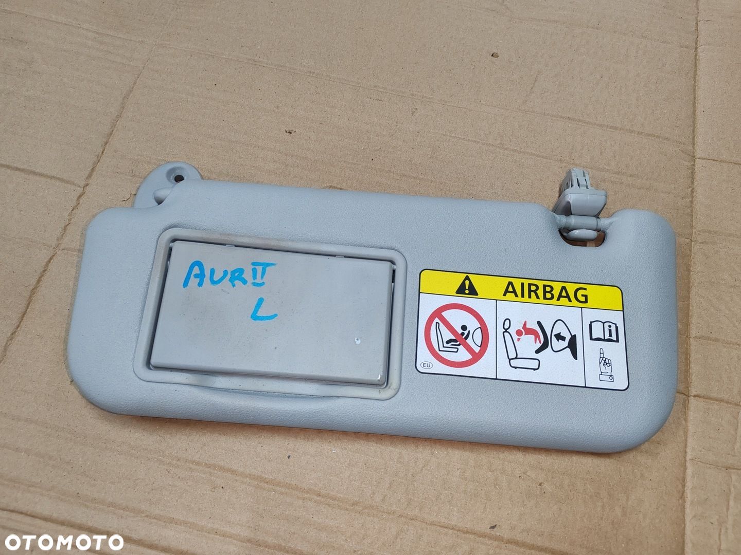 Daszek osłona przeciwsłoneczna lewa słonecznik Toyota Auris II 12-18 - 1