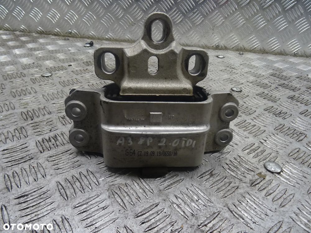 AUDI A3 8P 03-07 2.0 TDI PODUSZKA ŁAPA SKRZYNI BIEGÓW 1K0199555 - 4