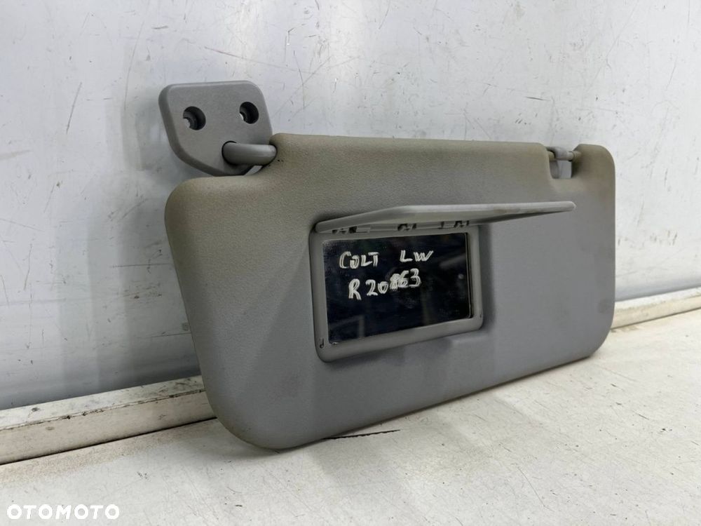 Daszek Mitsubishi Colt VI 6 Z30 04-12r. LEWY kierowcy przeciwsłonecznik OSŁONA SŁONECZNA przesłonka - 2