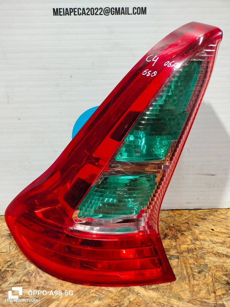 Farolim traseiro esquerdo Citroën C4 de 2006