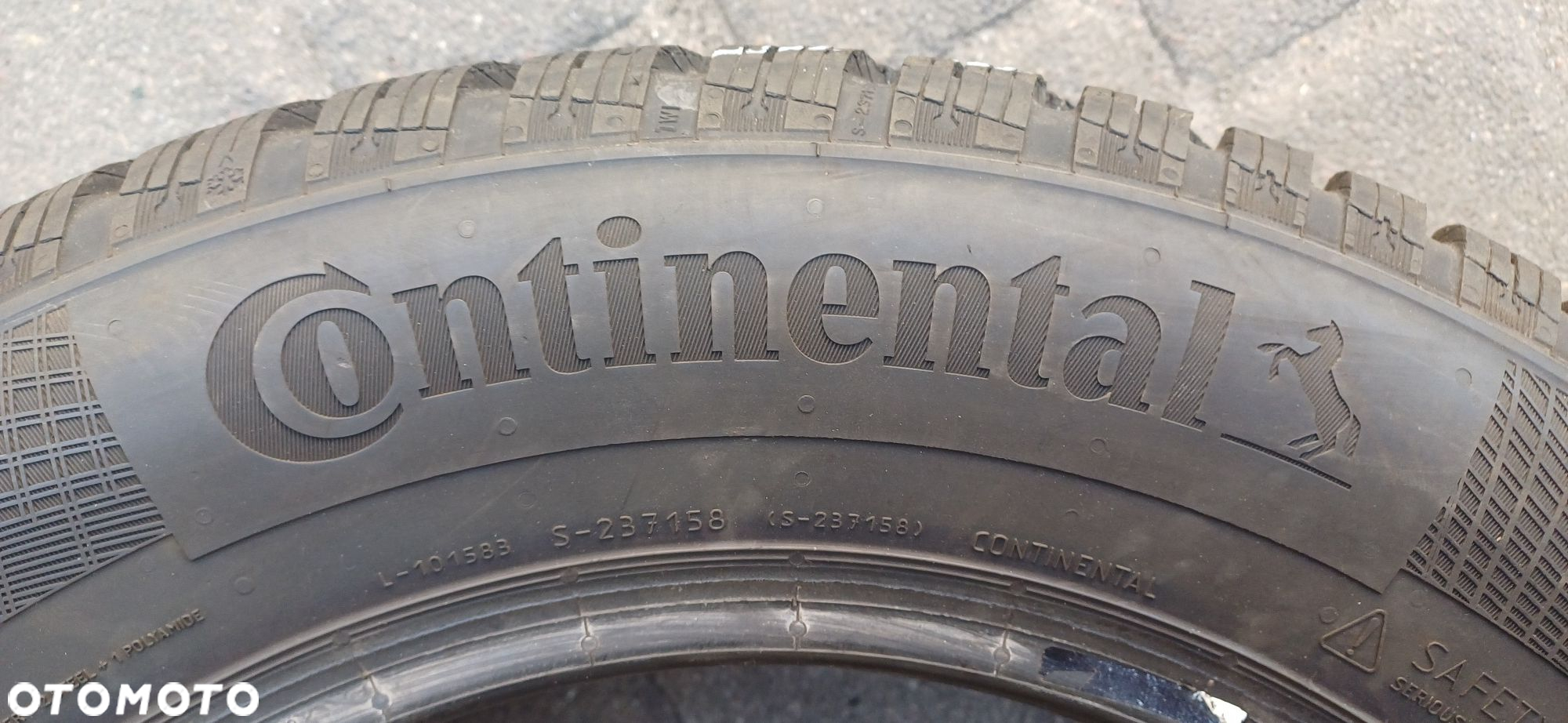 CONTINENTAL 195/65R15 , pojedyńcza opona zimowa. - 4