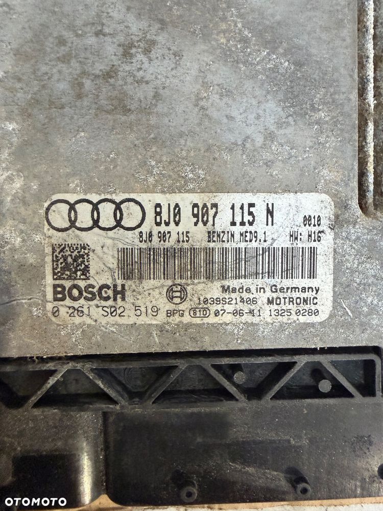 STEROWNIK KOMPUTER SILNIKA AUDI TT 8J 2.0 TFSI BWA 8J0907115N - 2