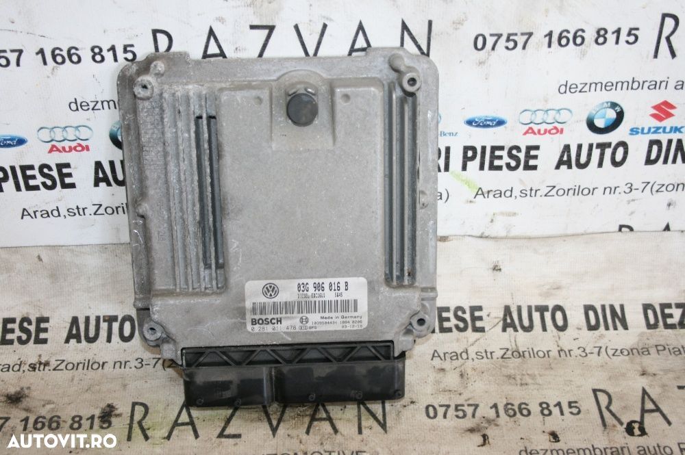 Calculator Motor/ECU Vw Golf 5 2.0 tdi 140 Cai Cod Motor BKD - 1